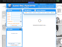 Tablet Screenshot of casadelfumetto.it